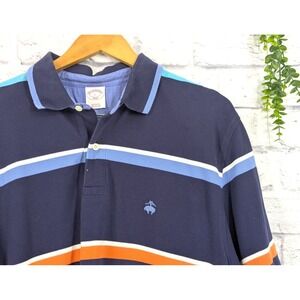 CLASSY!🚨Brooks Brothers L Performance Golf Polo 346 Short Sleeve Men 100 Cotton